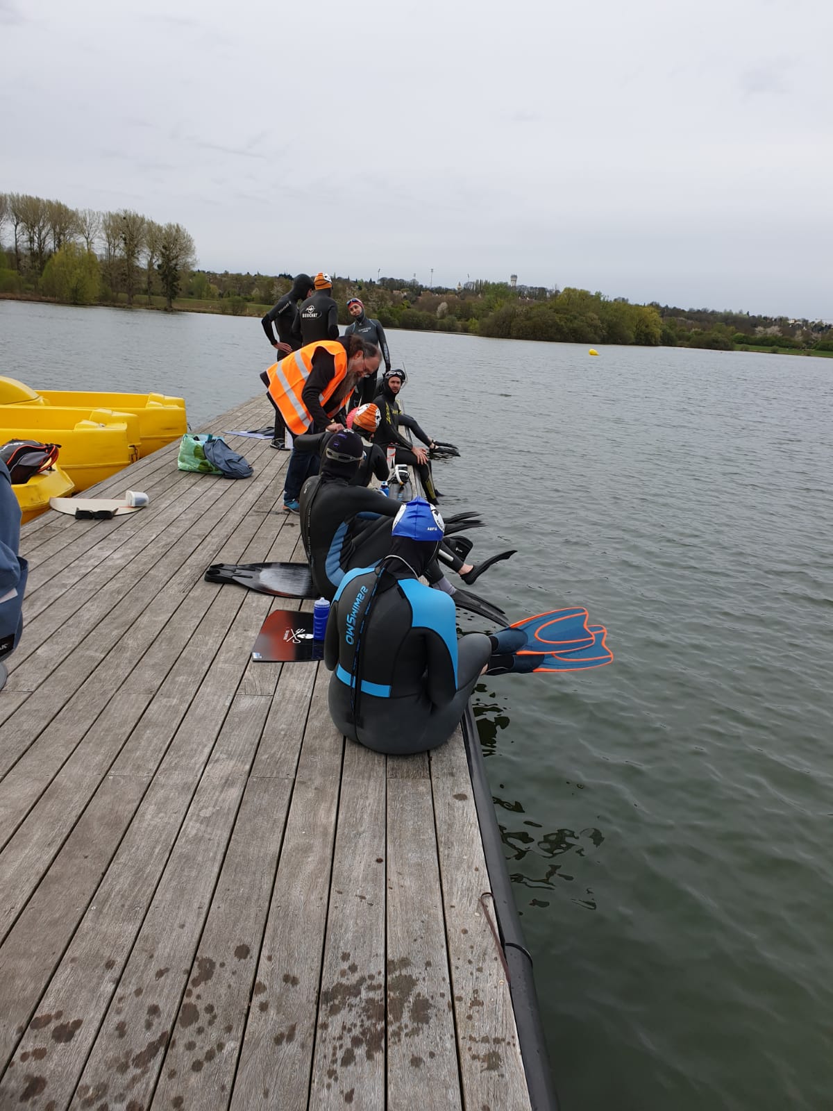 Tous sur le ponton